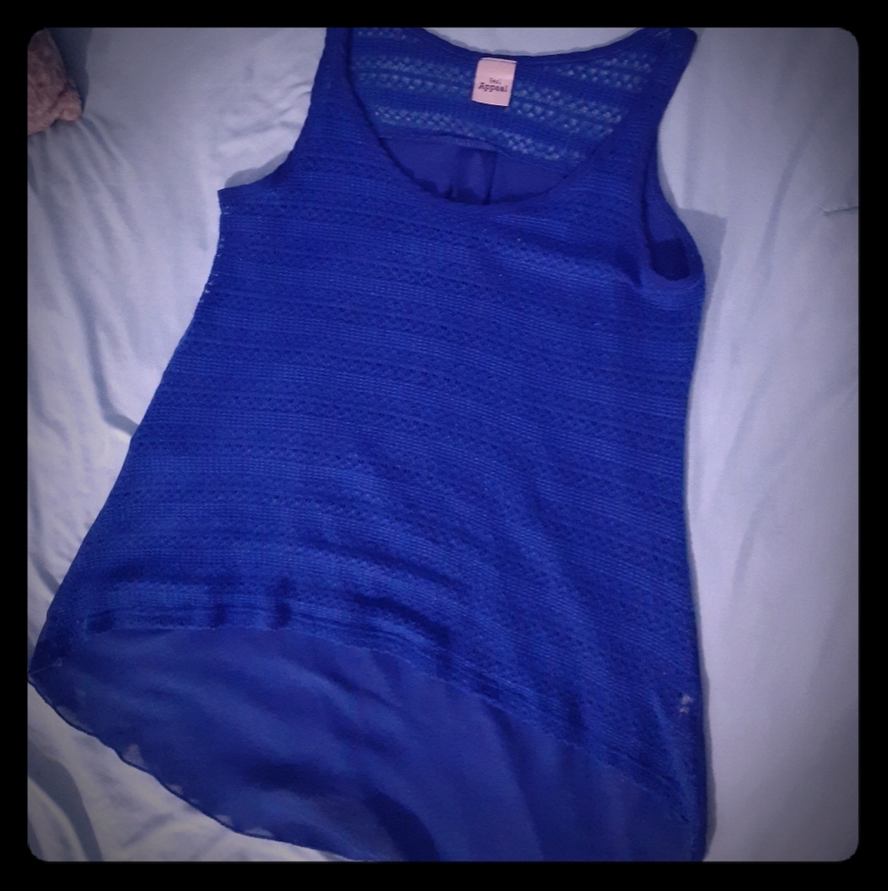Blue tank top